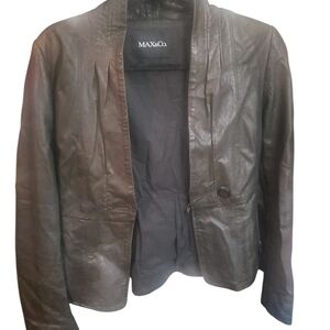 Women's Black Leather Jacket